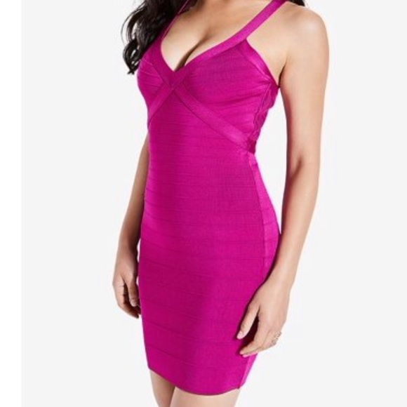 Guess Bodycon Ottoman sweetheart stripe Berrytango - Picture 1 of 8